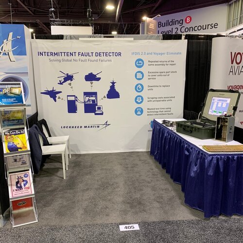 2019 Universal Synaptics / Lockheed Martin MRO Americas booth