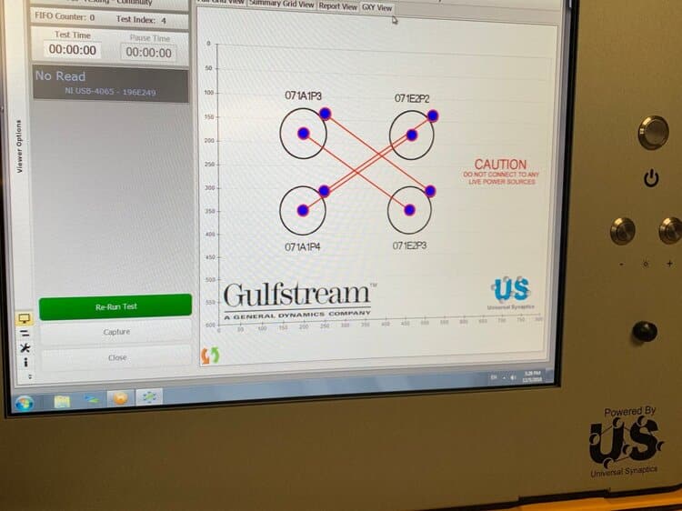 IFD Detects EWIS Faults on Fuel Quantity Indicator Coax